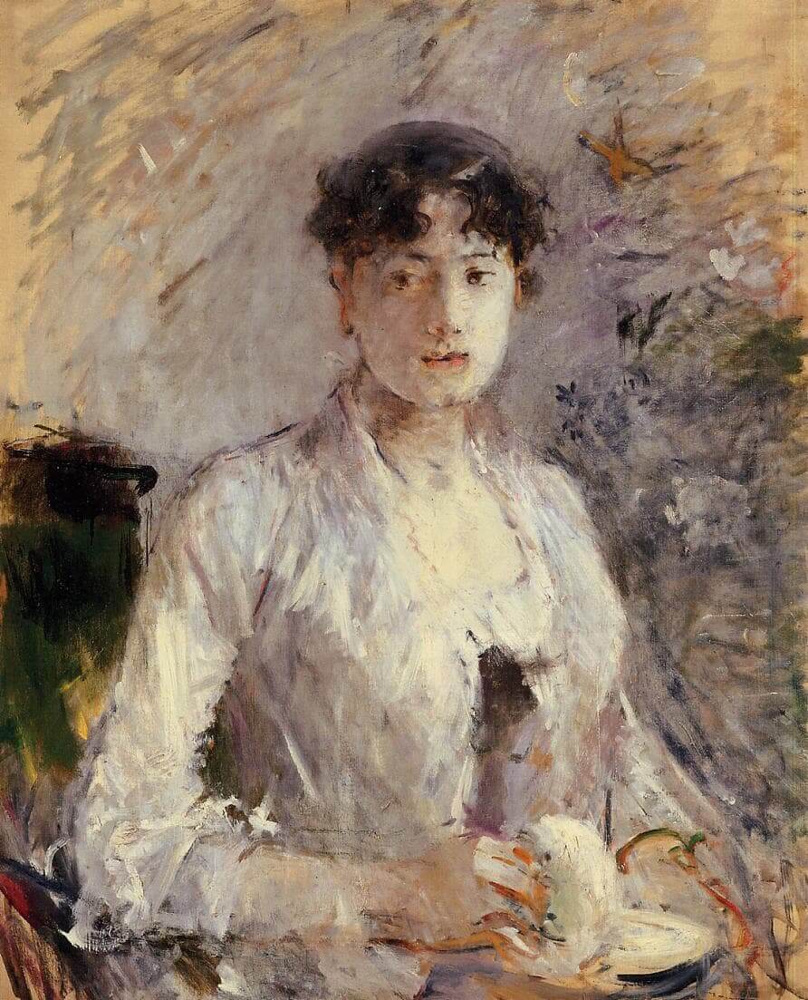 ”Ung kvinna i Mauve” av Berthe Morisot